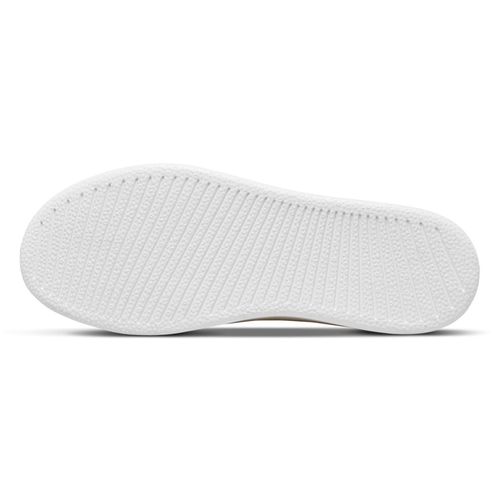 Allbirds Men\'s Slip-Ons White - Tree Loungers - 62408ISKZ